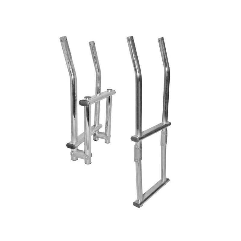 OCCASIONE Scaletta Pieghevole Inox 71x26.5cm 2 Gradini per plancetta N30810111071-71.49%