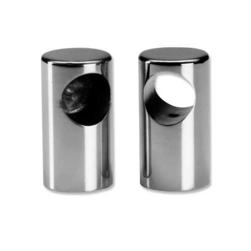 Stainless steel Handrail terminal Ø22mm h55mm OS4150022