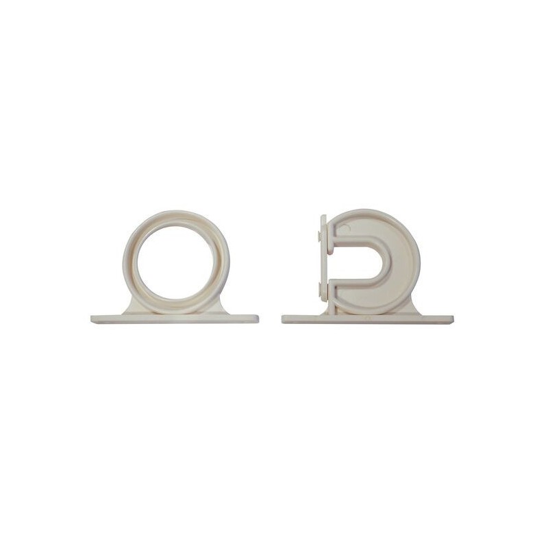 White nylon rod holder Ø 38mm N30413004953
