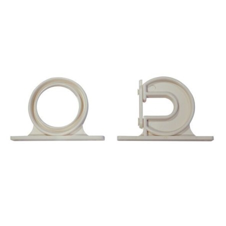 White nylon rod holder Ø 38mm N30413004953