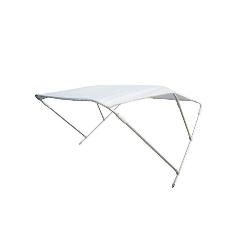 Tendalino 3 Archi in Alluminio H.110cm Larghezza 185cm Lunghezza 180cm Bianco MT3265058-20%