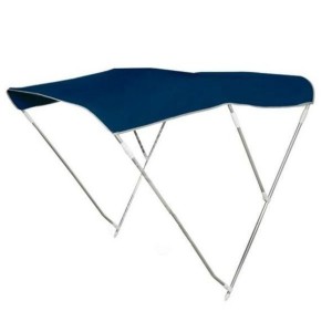 Tendalino 3 Archi in Alluminio H.110cm Larghezza 150cm Lunghezza 180cm Blu Navy MT3265065-20%