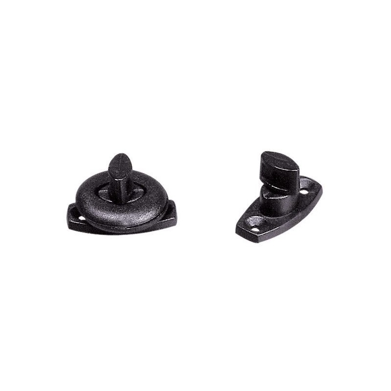 Twist Stud and Clinch Plate Black colour LZ45358