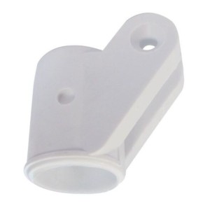 Flanged Joint with 2 flanges Tube D.20mm White N120412000617