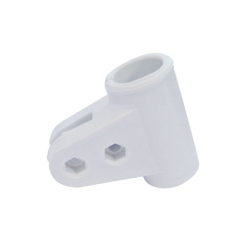 Self locking joint Tube Ø22mm White colour N120412007003B