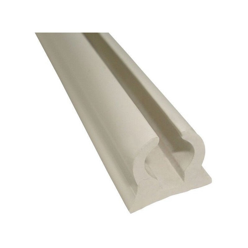 Canalina in PVC semirigido bianco per tendalini e capottine 4mt OS4401001-18%