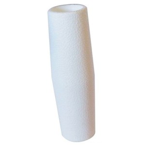 Snodo curva D. Tubo 22mm in nylon bianco OS4662505-40%