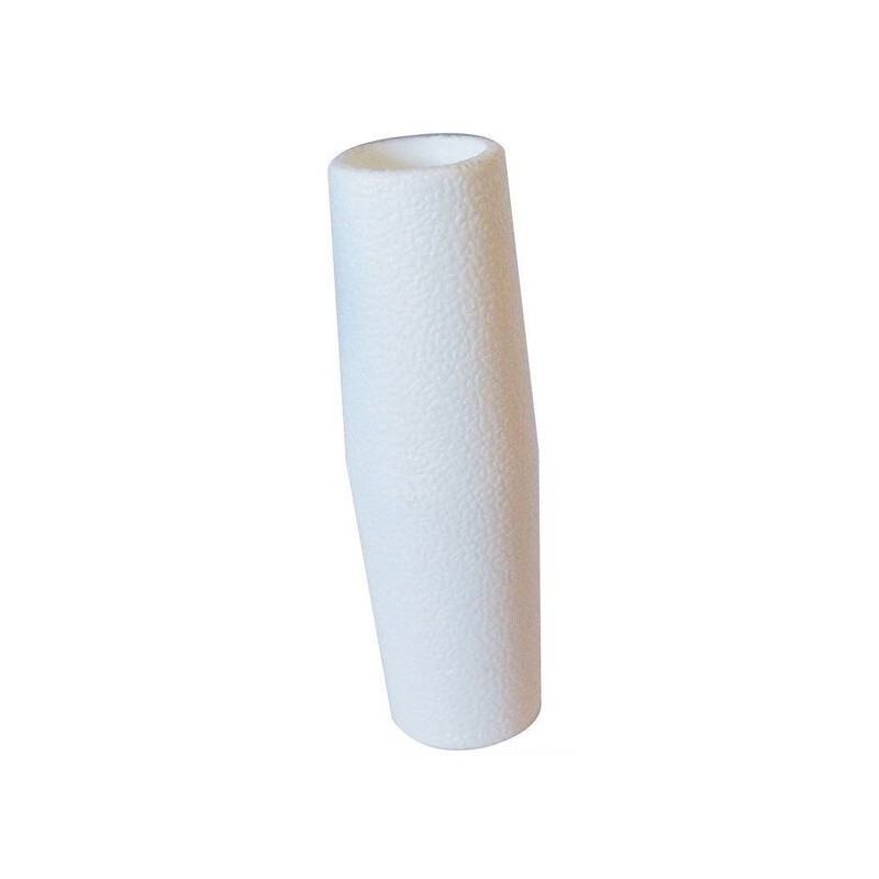 Snodo curva D. Tubo 22mm in nylon bianco OS4662505-40%