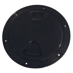 Screw-on inspection hatch D.205mm Black N30211202028