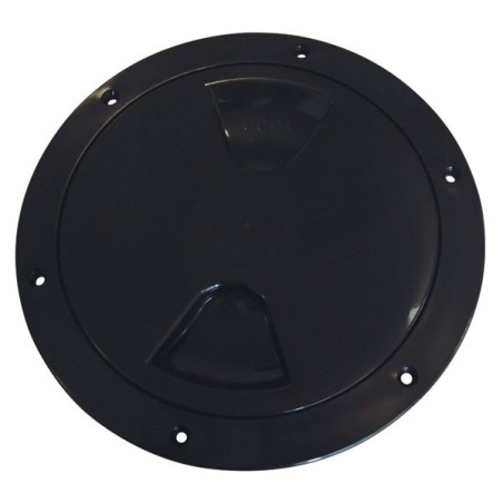 Screw-on inspection hatch D.170mm Black N30211202030