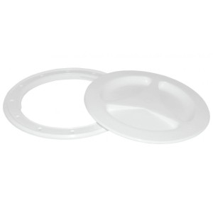 Screw-on inspection hatch D.204mm White N30211202035