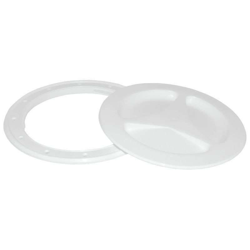 Screw-on inspection hatch D.204mm White N30211202035