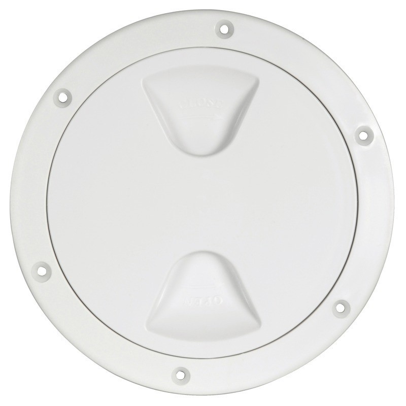 White Inspection Hatch with Screw Lock Ø203mm Opening N30211202038