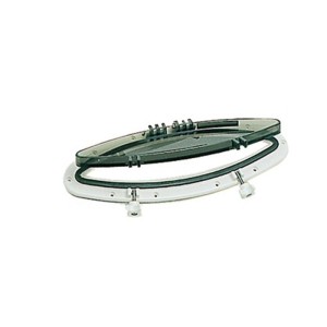 Oblò elittico BOMAR 150x406mm Bianco OS1961600BI-18%