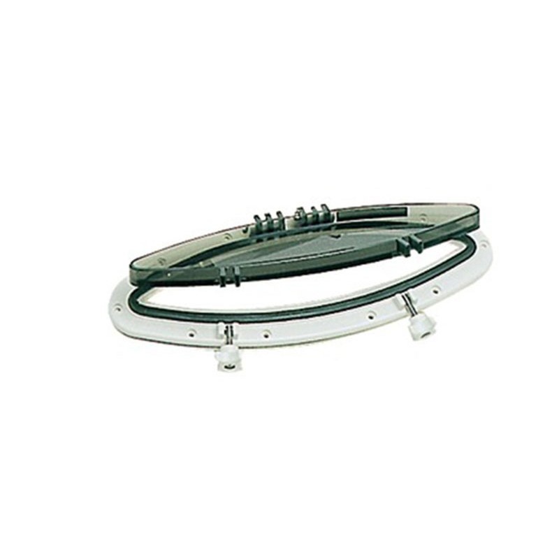 Oblò elittico BOMAR 150x406mm Bianco OS1961600BI-18%