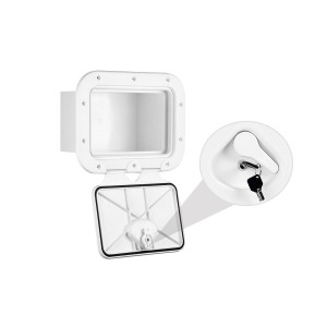 Classic rectangular hatch with box 275x375mm With lock LZ196571