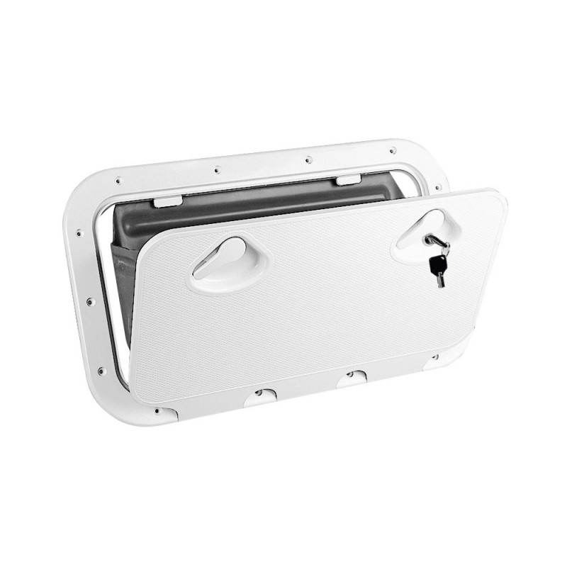 Classic rectangular hatch with pocket 355x600mm With lock LZ196602