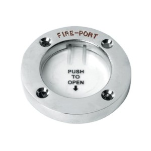 Fire Port polished stainless steel External Ø 68mm OS1768001