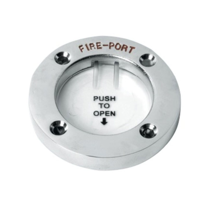 Fire Port polished stainless steel External Ø 68mm OS1768001