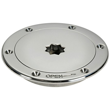 Botola di ispezione stagna in inox Ø esterno 132mm Passaggio 91mm OS2010350-18%