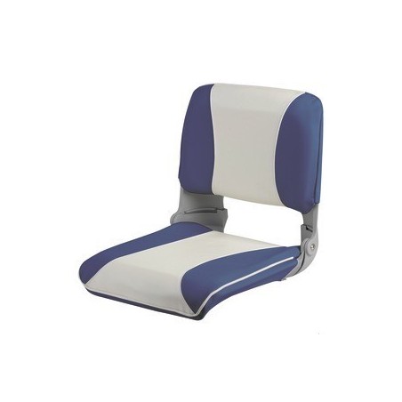 Seat with foldable backrest and pull-out padding White / Blue OS4840203