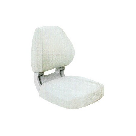 Sedile ergonomico Sirocco Bianco Schienale ribaltabile con blocco OS4840701-18%