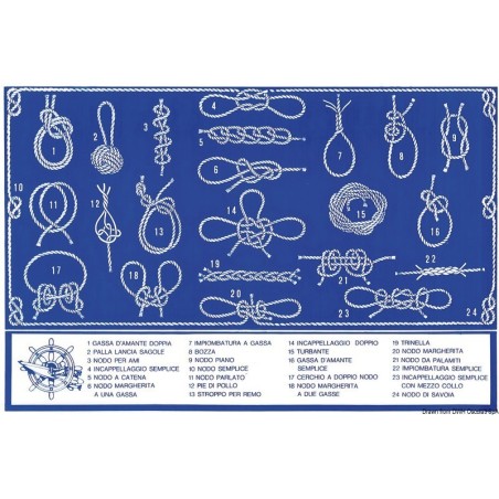 Tabella adesiva nodi nautici 16x24cm N30112621814-40%