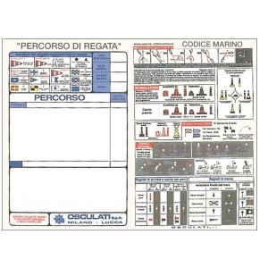 Adesivo Codice Marino Regolamento internazionale di navigazione 24x16cm OS3545299-0%