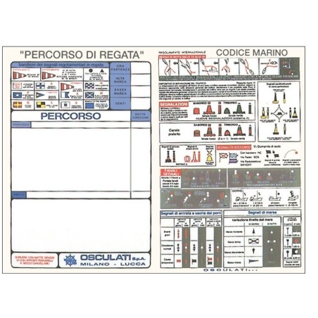 Marine Code Sticker D.24x16cm OS3545299