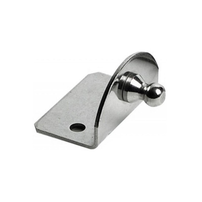90° stainless steel plate with ball for snap mounting N31311023688