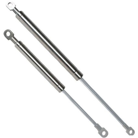Molla a gas in acciaio inox Aperto 432mm Corsa 170mm Reazione 35kg OS3800943-40%