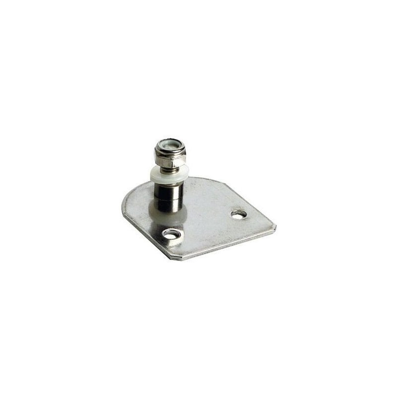 Piastrina in inox piana Perno filettato 8mm L. 23mm OS3801299-40%