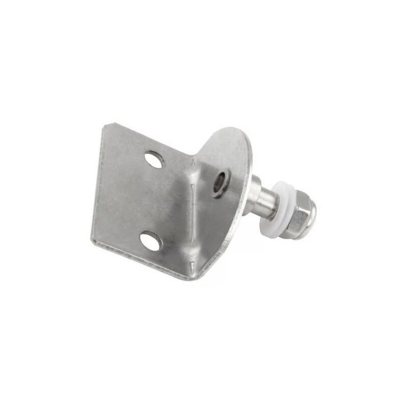 90° Stainless steel plate with threaded pin 8m OS3801301