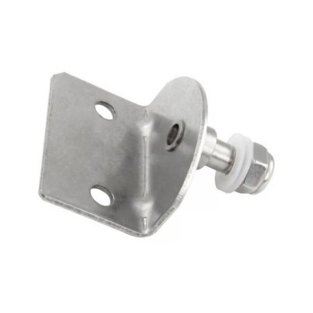 90° Stainless steel plate with threaded pin 8m OS3801301