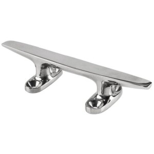 Polished Stainless Steel Hard Straight Cleat 250mm Wheelbase 54,4-45,2mm N11102500216