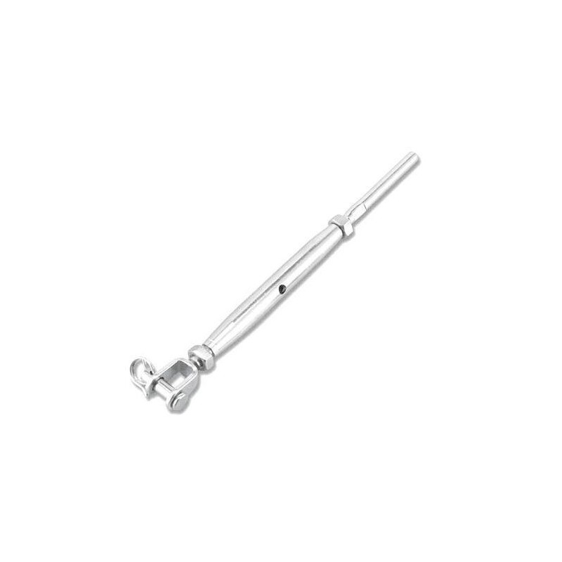Tenditore in acciaio inox a pressare per cavo D.6mm N120882800282-40%