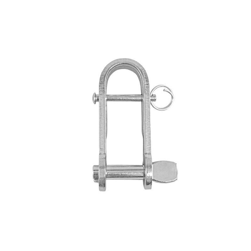 Stainless steel shackle with snap-lock and stopper bar Pin 6mm MT0121574