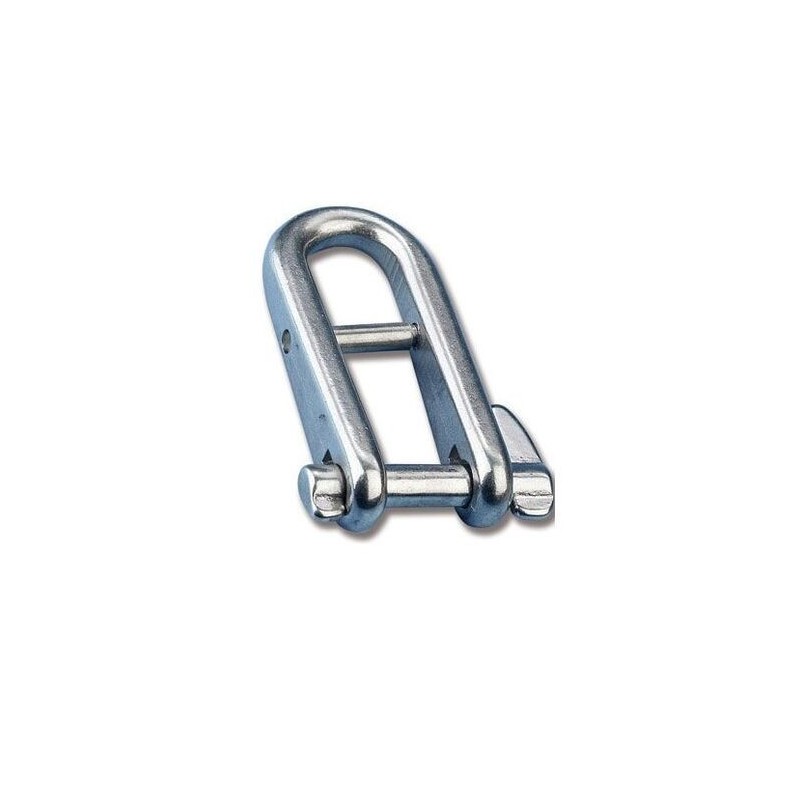 Stainless steel shackle with snap-lock and stopper bar Pin 8mm MT0121575