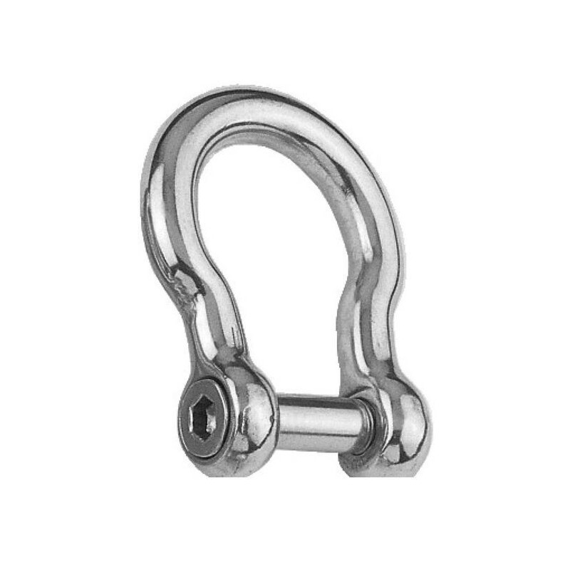 Bow shackle AISI 316 8 mm N61641100421