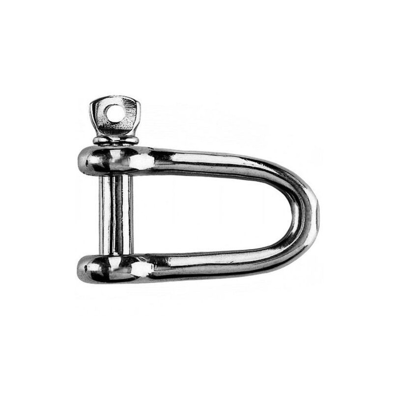Stainless steel shackle with screw-lock - Pin 5 mm N61641100453