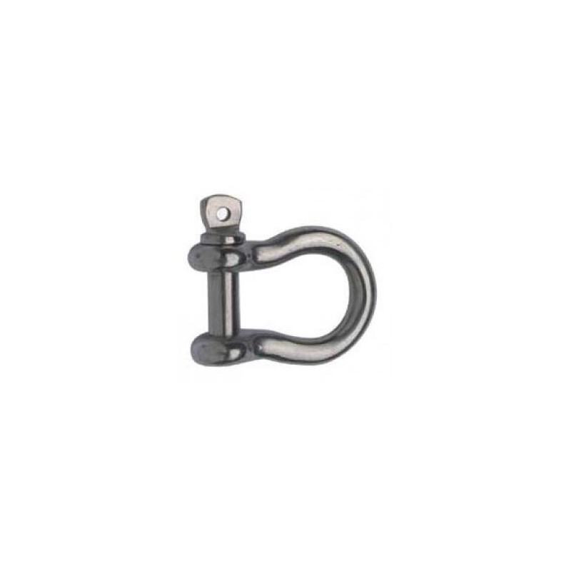 Stainless steel bow shackle w/screw-lock Pin 6 mm N61641100467