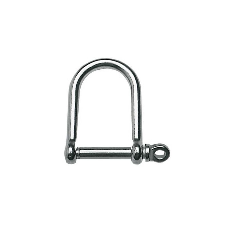 Grillo a D extra largo in inox 5mm Cf 10pz OS0832505-40%