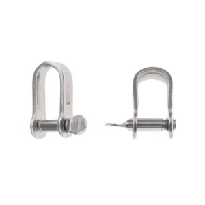Stainless steel short strip shackle Ø 5mm 10 piece packOS0876505