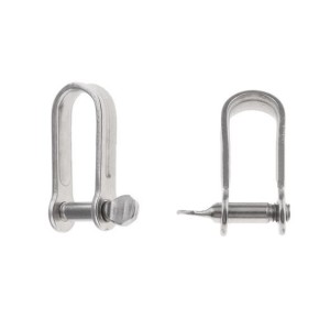 Stainless steel long strip shackle Pin Ø 6mm 10 piece pack OS0886506
