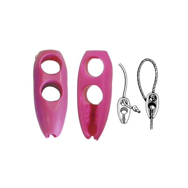 Self locking hook for shock cord D.5mm Pink colour N61700600661