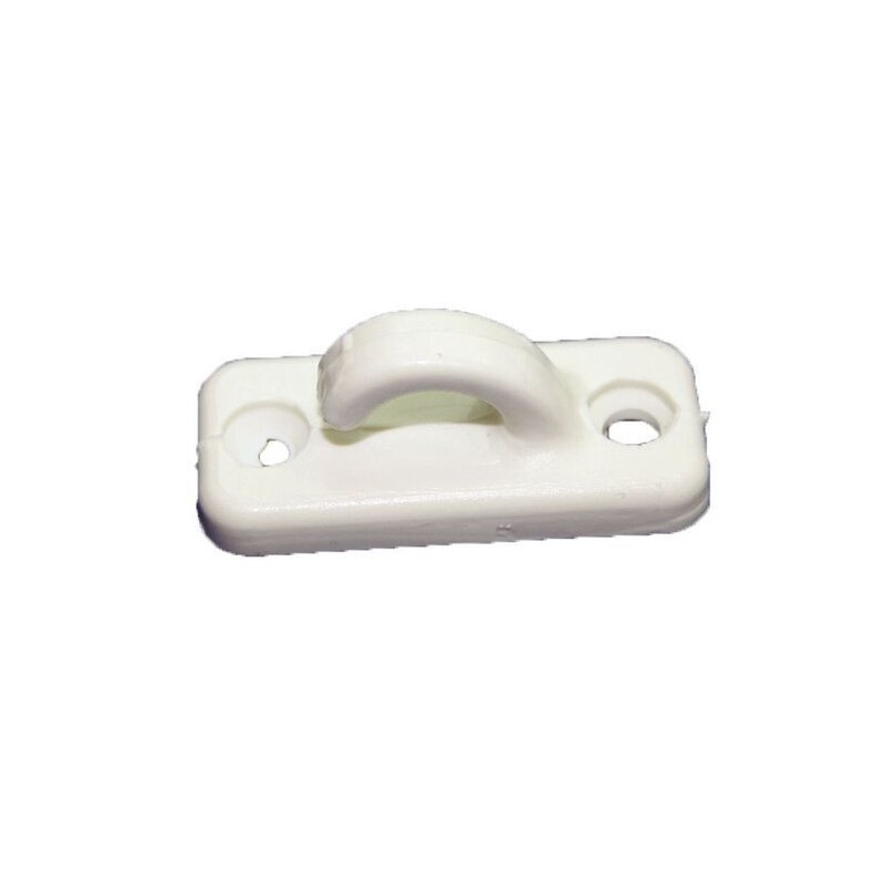 Gancetto Semichiuso in plastica bianca 40x17xh16mm N61742500070B-5%