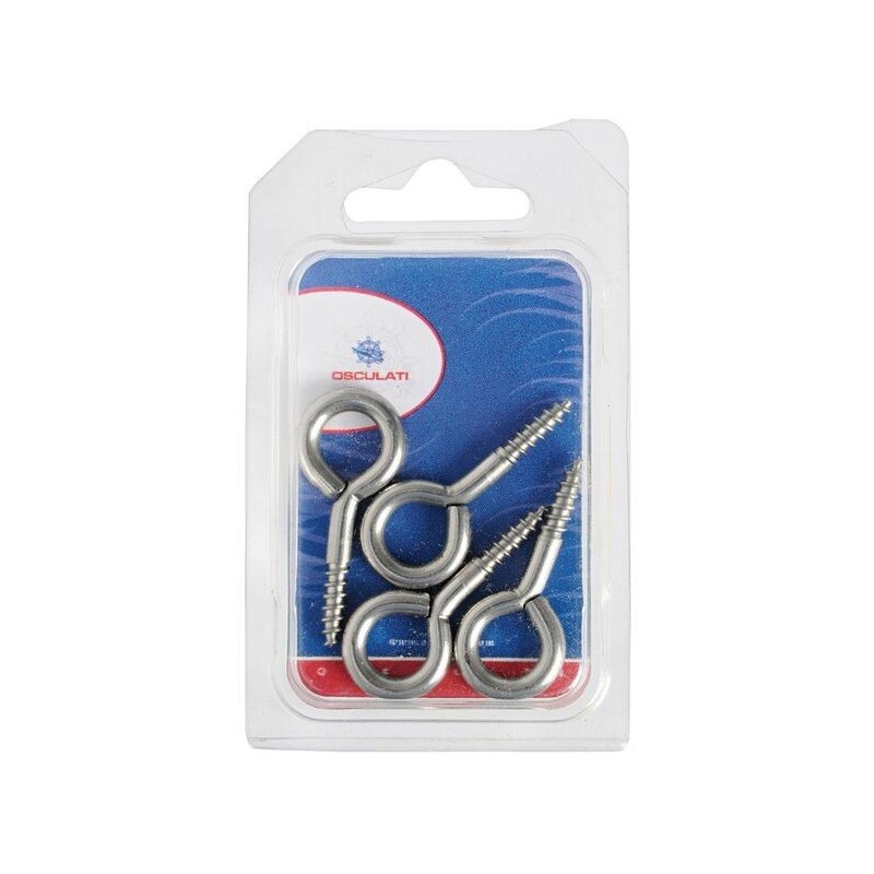 Occhioli in acciaio inox a vite 32x3,5mm 7 pezzi OS0903302-40%