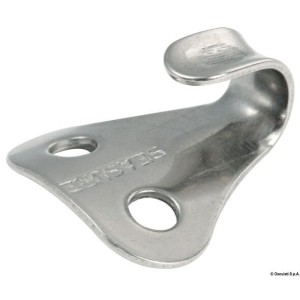 Stainless steel hook Curved base for pipe OS3729001