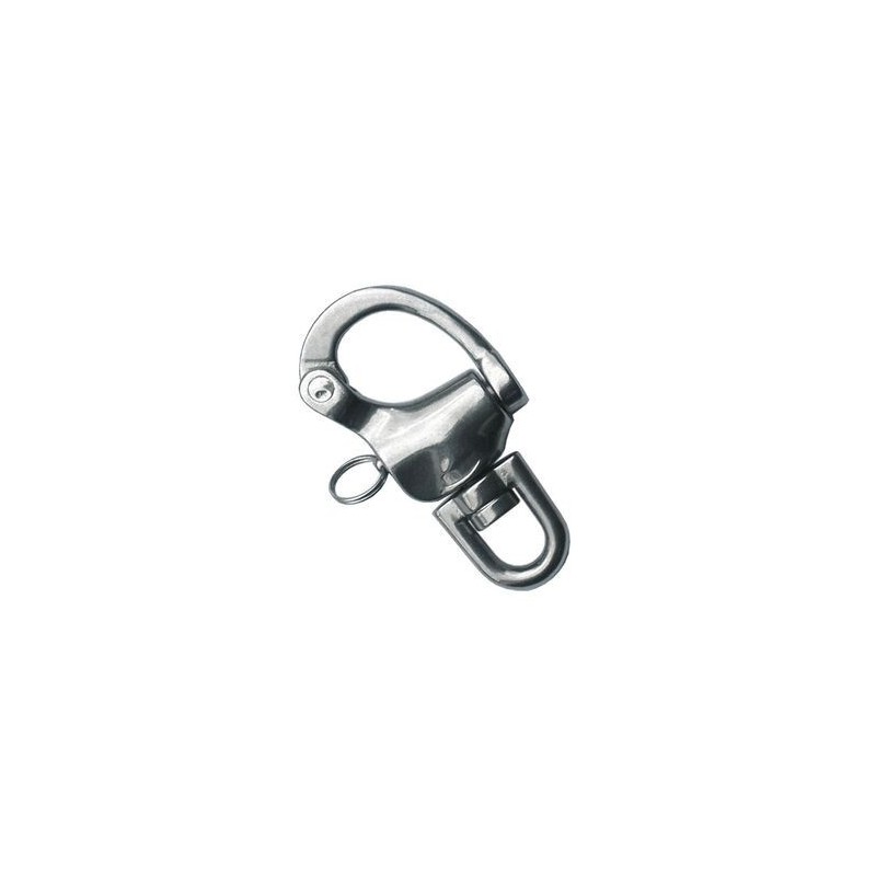 Stainless steel snap hook with eye 128mm N60641000430