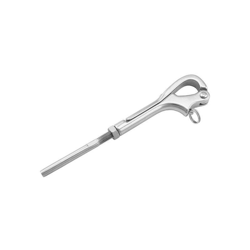 Stainless steel pelican hook for stainless steel cables Ø 4mm OS0528304